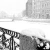 St. Petersburg. Winter on the Moika River